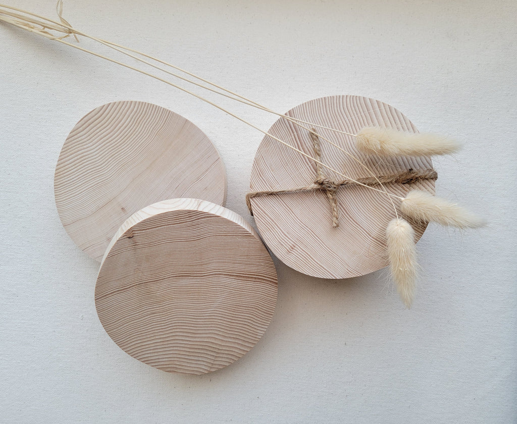 Handmade Wood Coaster Set