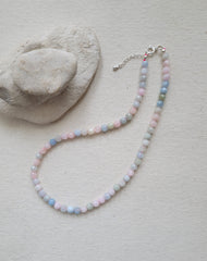 The Beryl Collar - Silver Beryl Collar Necklace