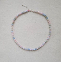 The Beryl Collar - Silver Beryl Collar Necklace