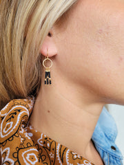 The Cowgirl Mini- Bohemian Navajo-Inspired Seed Bead Earrings