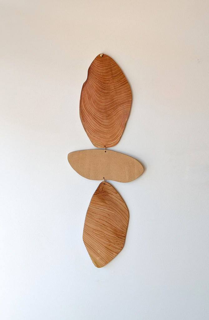 Balance - Cedarwood Ceramic Wall Hanging