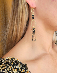 Desert Dreaming- Bohemian Navajo-Inspired Seed Bead Earrings