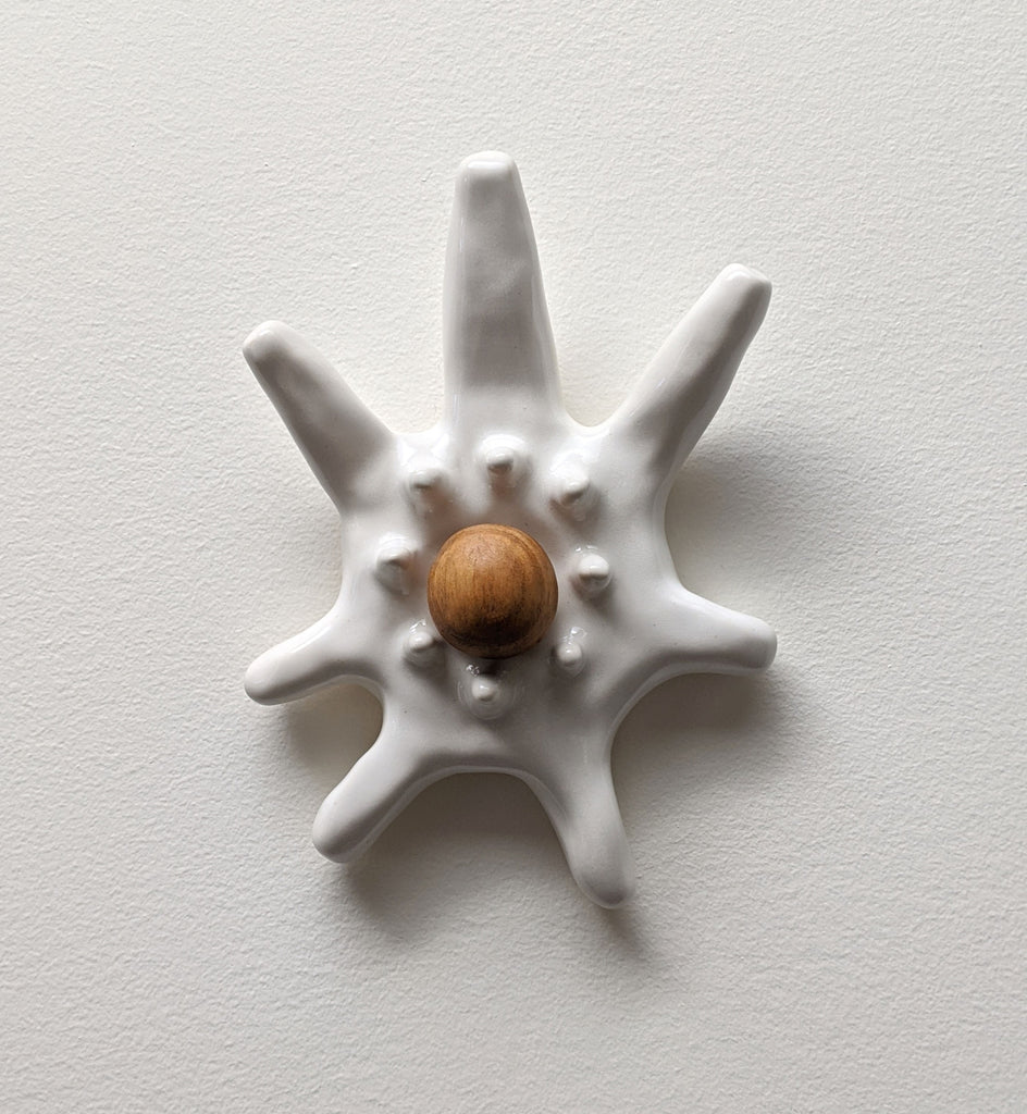 Wabi-Sabi Knobby - The Asteroidea  Triple Hook - Made to order