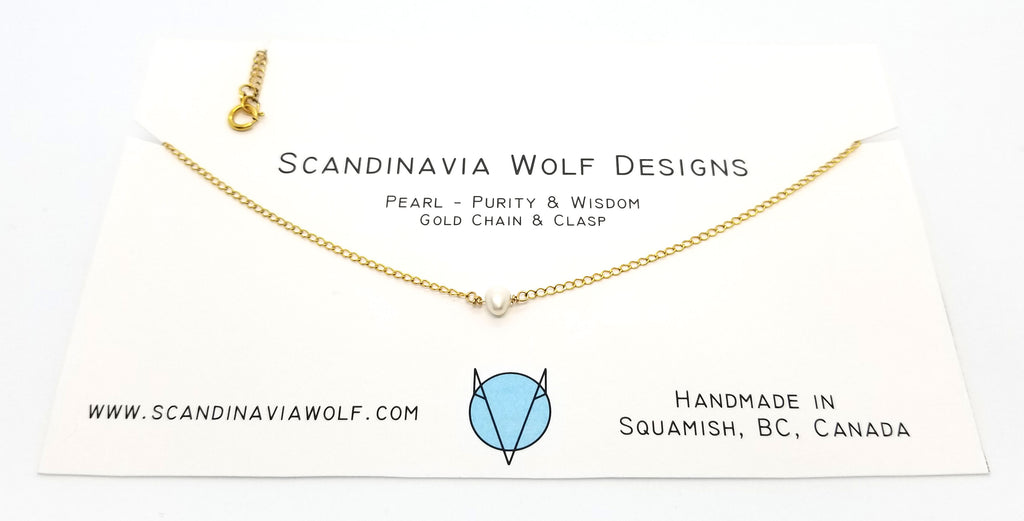 Pearl Nugget Gold Necklace