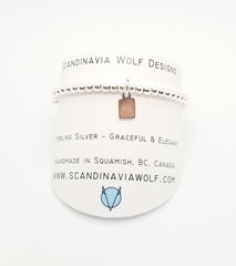 Silver ID Tag 4mm Bracelet