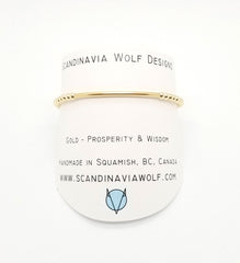 3mm Gold Bar Bracelet