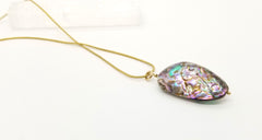 Two Way Abalone Gold Necklace- Sold Out