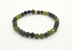 6mm BC Jade Gold Bracelet