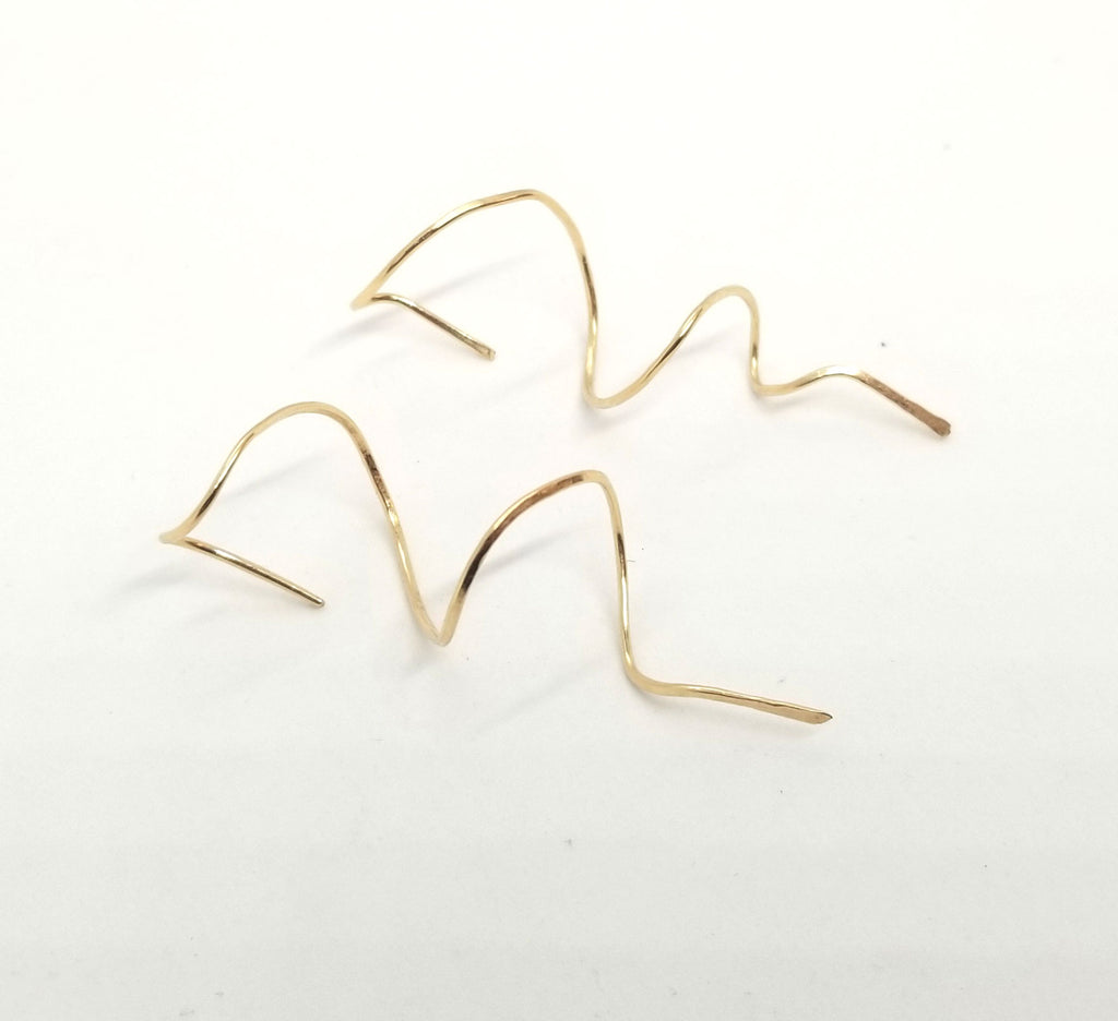 The Jolene - Gold Twist Earrings
