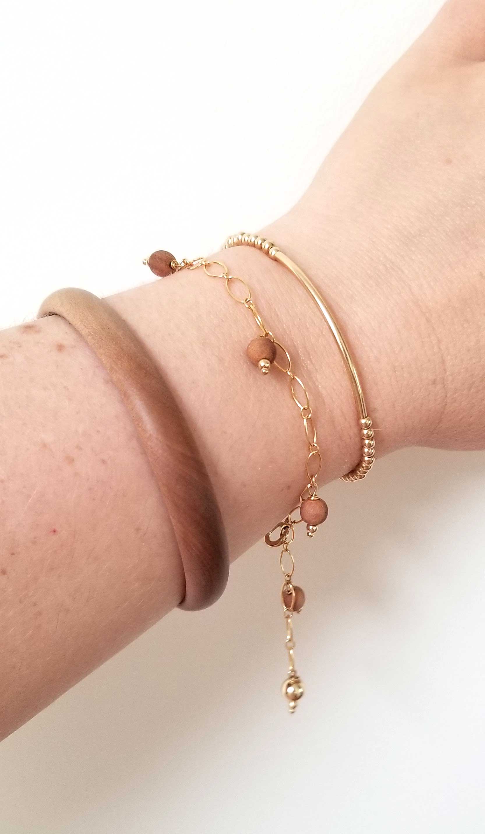 The Adalyn Arbutus Gold Bracelet - SOLD OUT