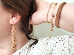 Aulopora - Arbutus Gold Earrings SOLD OUT