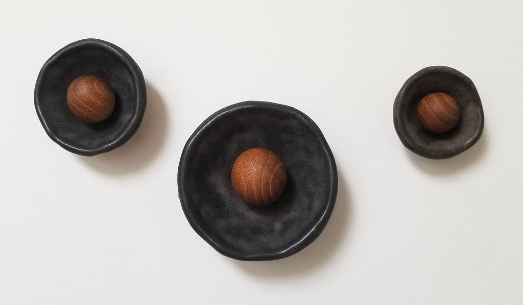 Wabi-Sabi Knobby - The Kusshi Wall Hooks (Set of 3) Made to order