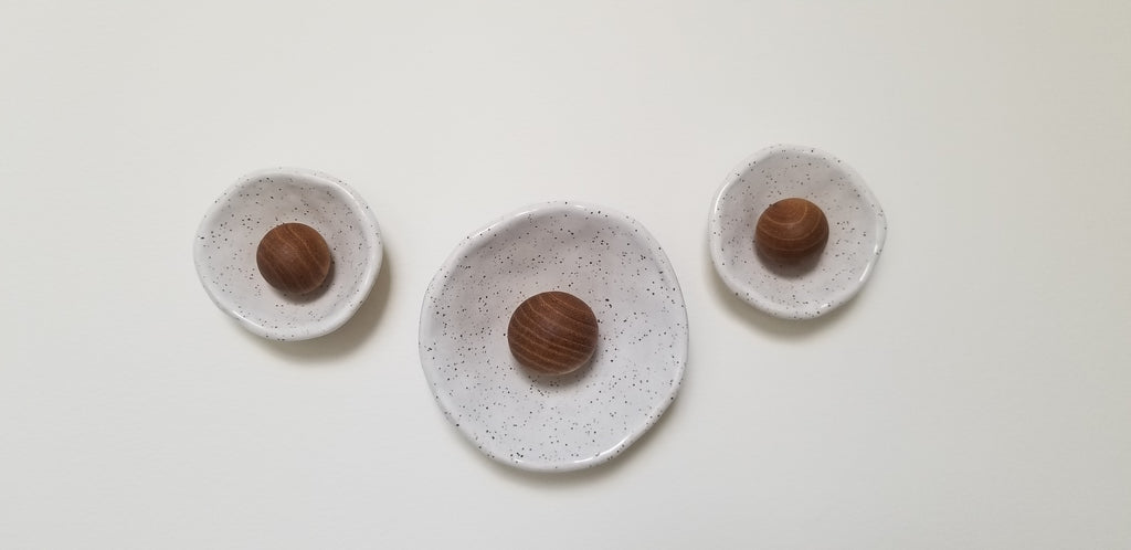 Wabi-Sabi Knobby - The Kusshi Wall Hooks (set of 3) Made to order