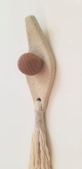 Wabi-Sabi Knobby - Cotton Far Wall Hook - Made to Order