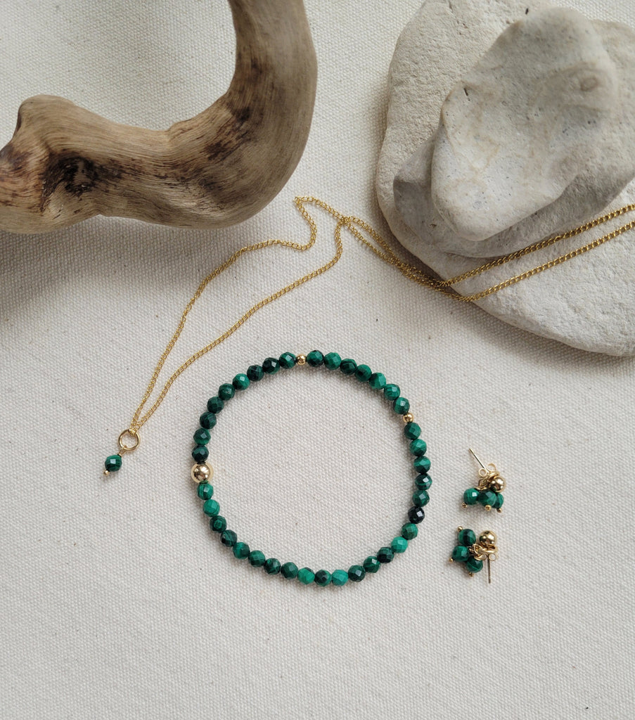 The Malachite - Gold Malachite Bracelet
