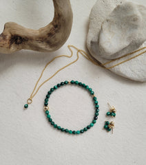 The Malachite - Gold Malachite Bracelet