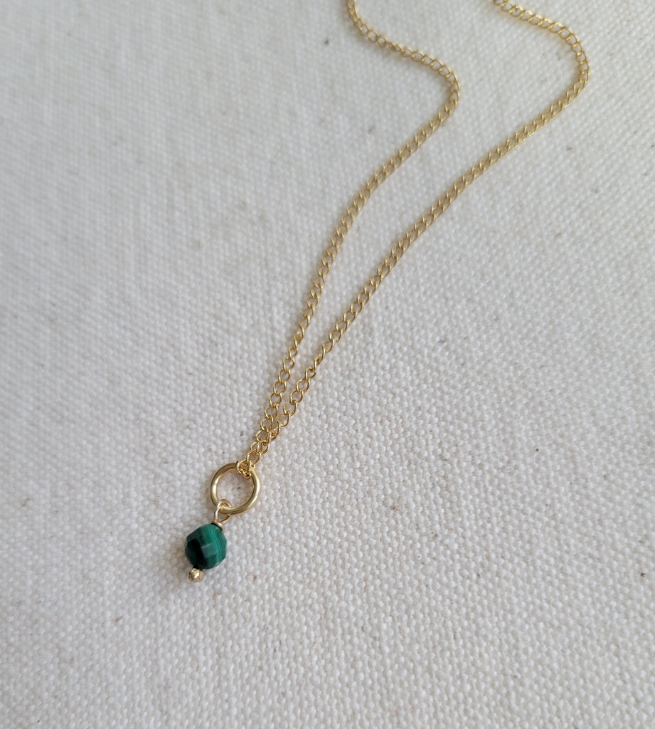 The Malachite - Malachite Gold Necklace