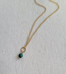The Malachite - Malachite Gold Necklace
