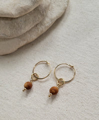 The Cherrywood - Cherrywood Gold Removable Charm Earrings