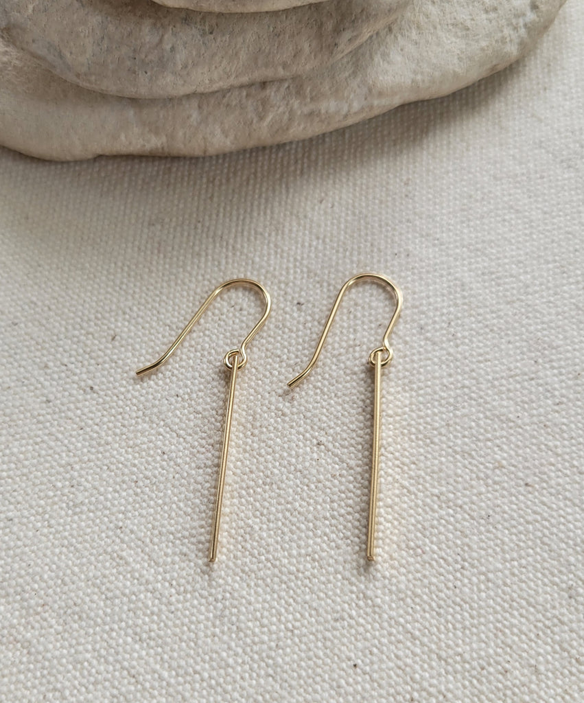 The Gold Bar - Gold Bar Earrings