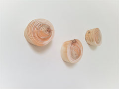 Cedar Wood Wall Hooks Natural (3 pack) Made to order