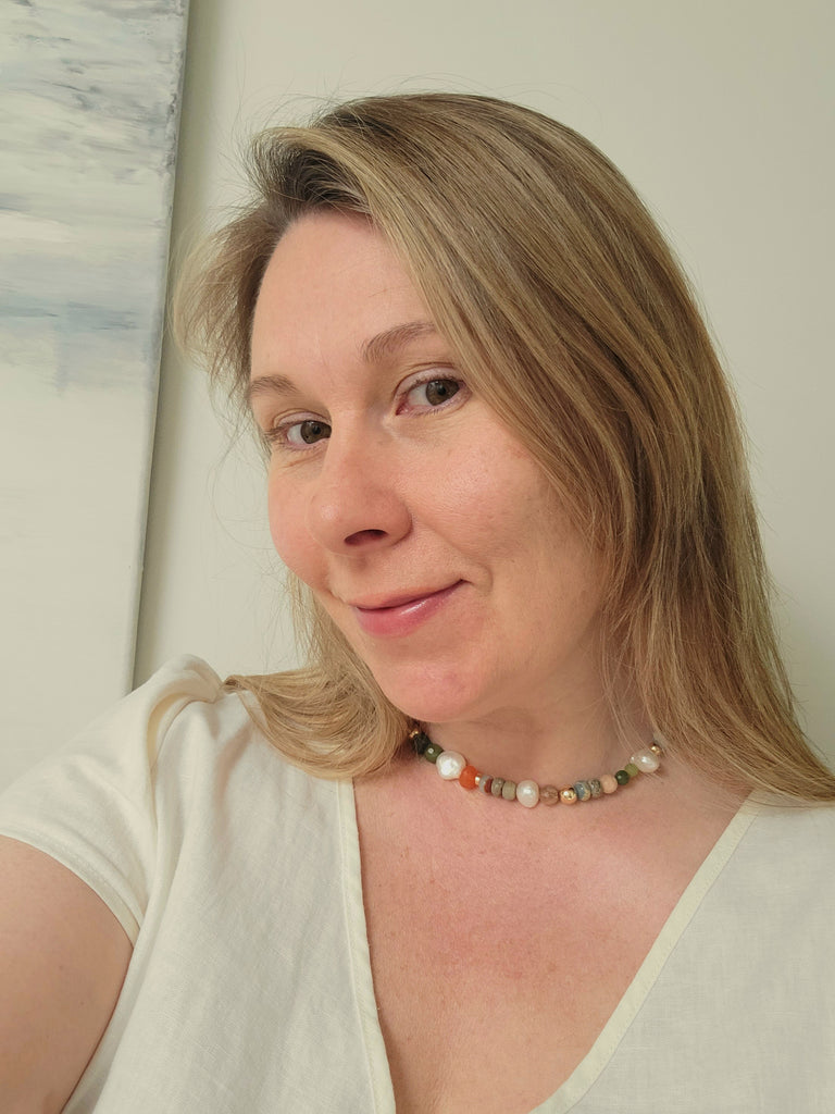 The Seventies Vibe - Multi Gemstone Gold Necklace