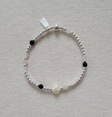 The Pure Moon Multi Gem Silver Bracelet