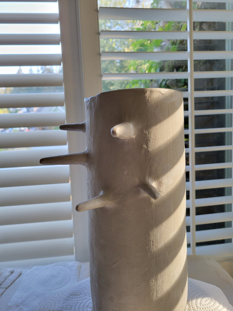 The Poke Pricks - Spikey White Ceramic Pottery Vase