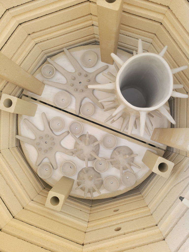 The Poke Pricks - Spikey White Ceramic Pottery Vase