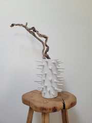 The Poke Pricks - Spikey White Ceramic Pottery Vase