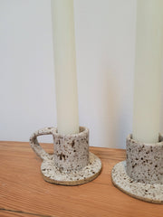 Uno Ceramic Candle Holders (Quail Egg) Made to order