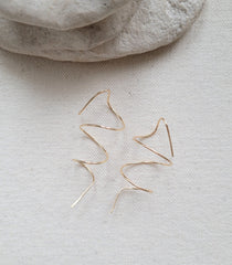 The Jolene - Gold Twist Earrings