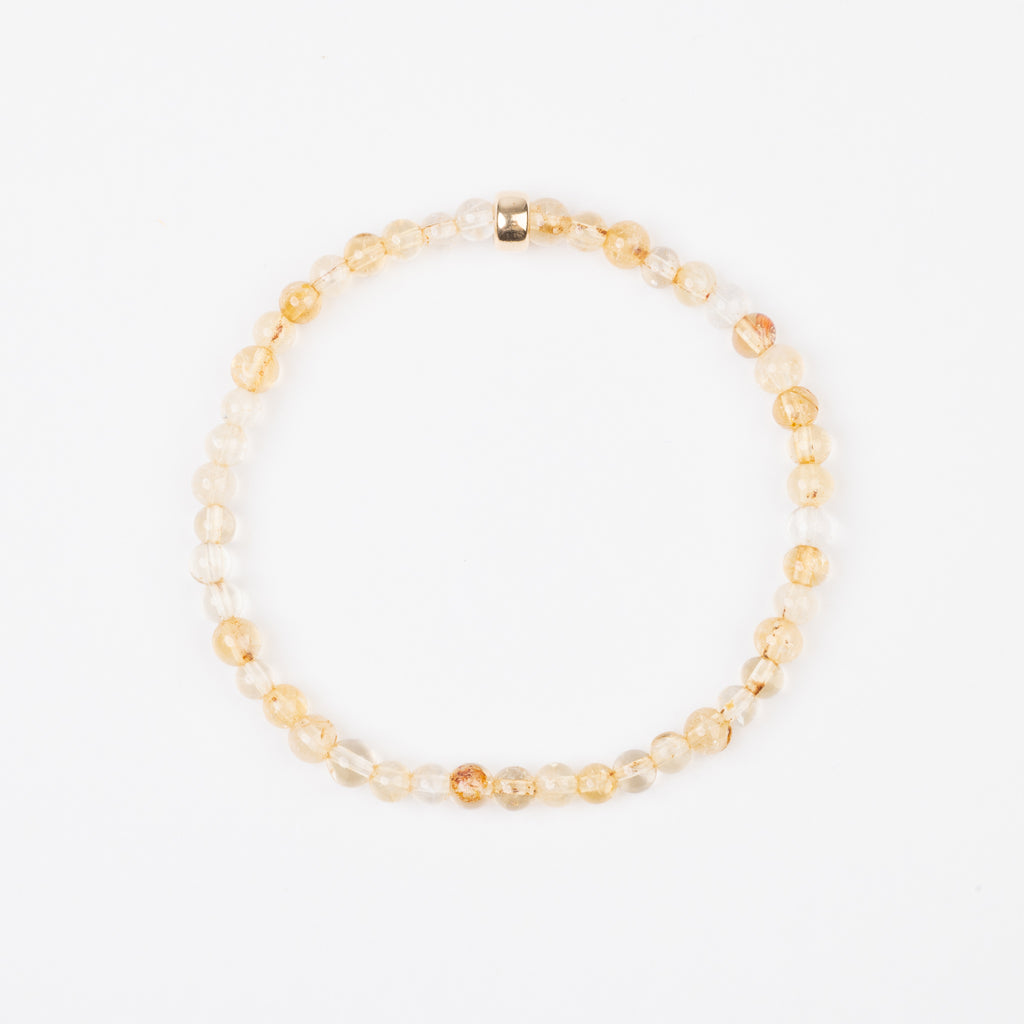 The Sun Ray - Citrine Gold Bracelet
