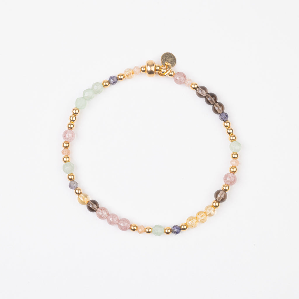 The Wild Garden: Scattered Gemstone and Gold Bracelet