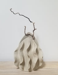 Crystal Cave Drapery Table Lamp or Vase