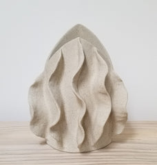 Crystal Cave Drapery Table Lamp or Vase