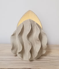 Crystal Cave Drapery Table Lamp or Vase