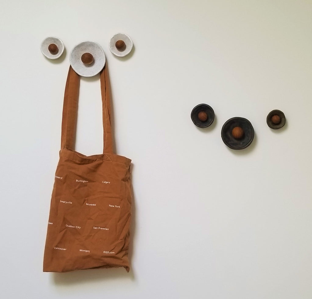 Wabi-Sabi Knobby - The Kusshi Wall Hooks (set of 3) Made to order