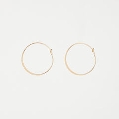 The Erin - 25mm Gold Hoop Earrings