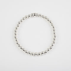 5mm Silver Ball Bracelet
