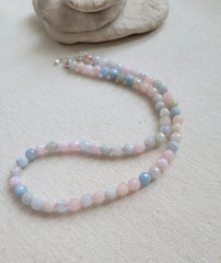 The Beryl Collar  - Silver Beryl Collar Necklace