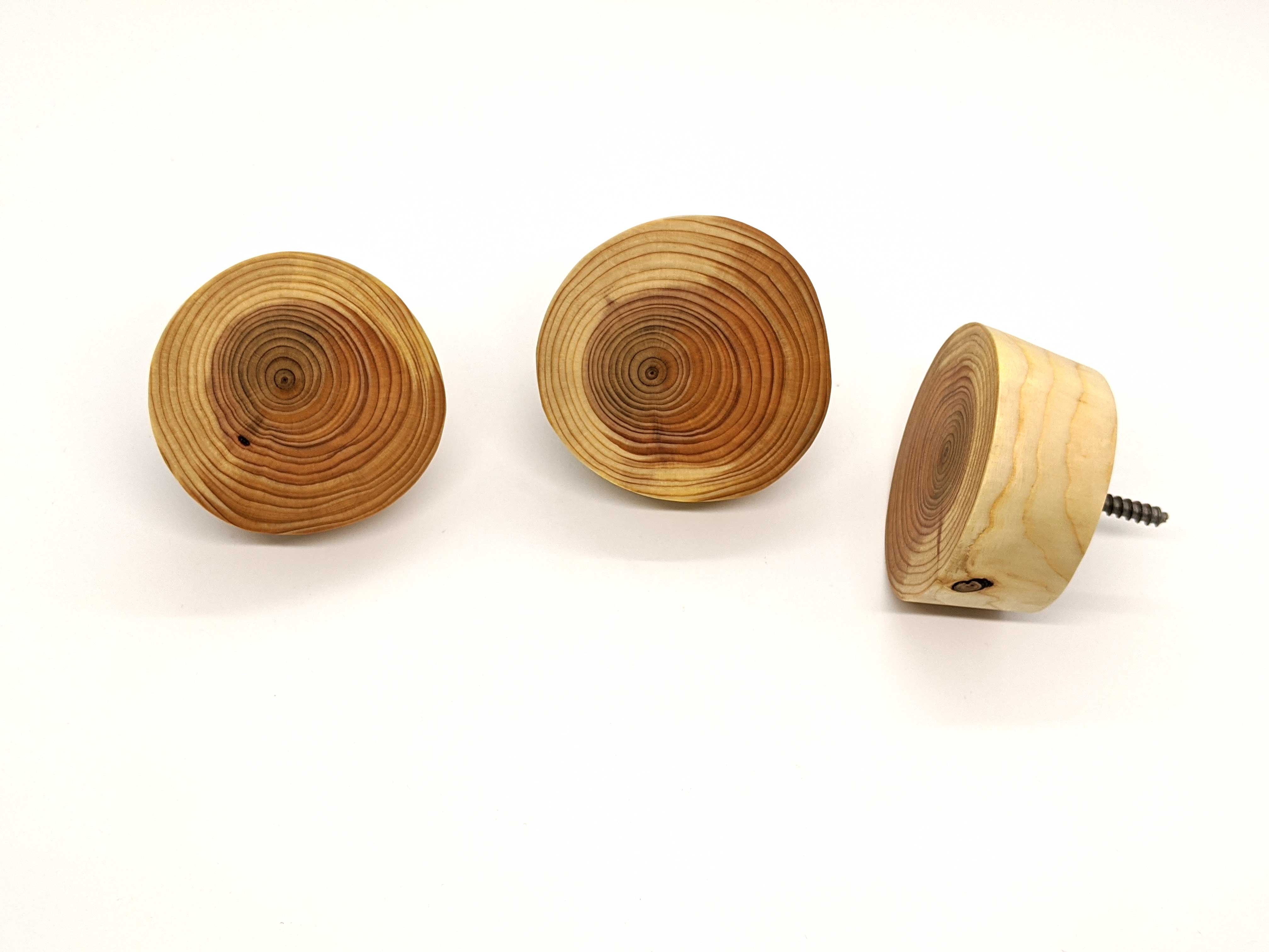Cedar Wood Wall Hooks (3 pack) Made to order