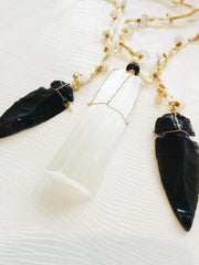 Ms. Wolf - Jewelry for your walls - Ulexite - SOLD