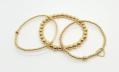 Gold Bracelet 3 Stack
