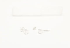 The Sarah - Silver Cube Stud Earrings- SOLD OUT