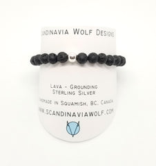 Lava Silver Center-Piece Bracelet