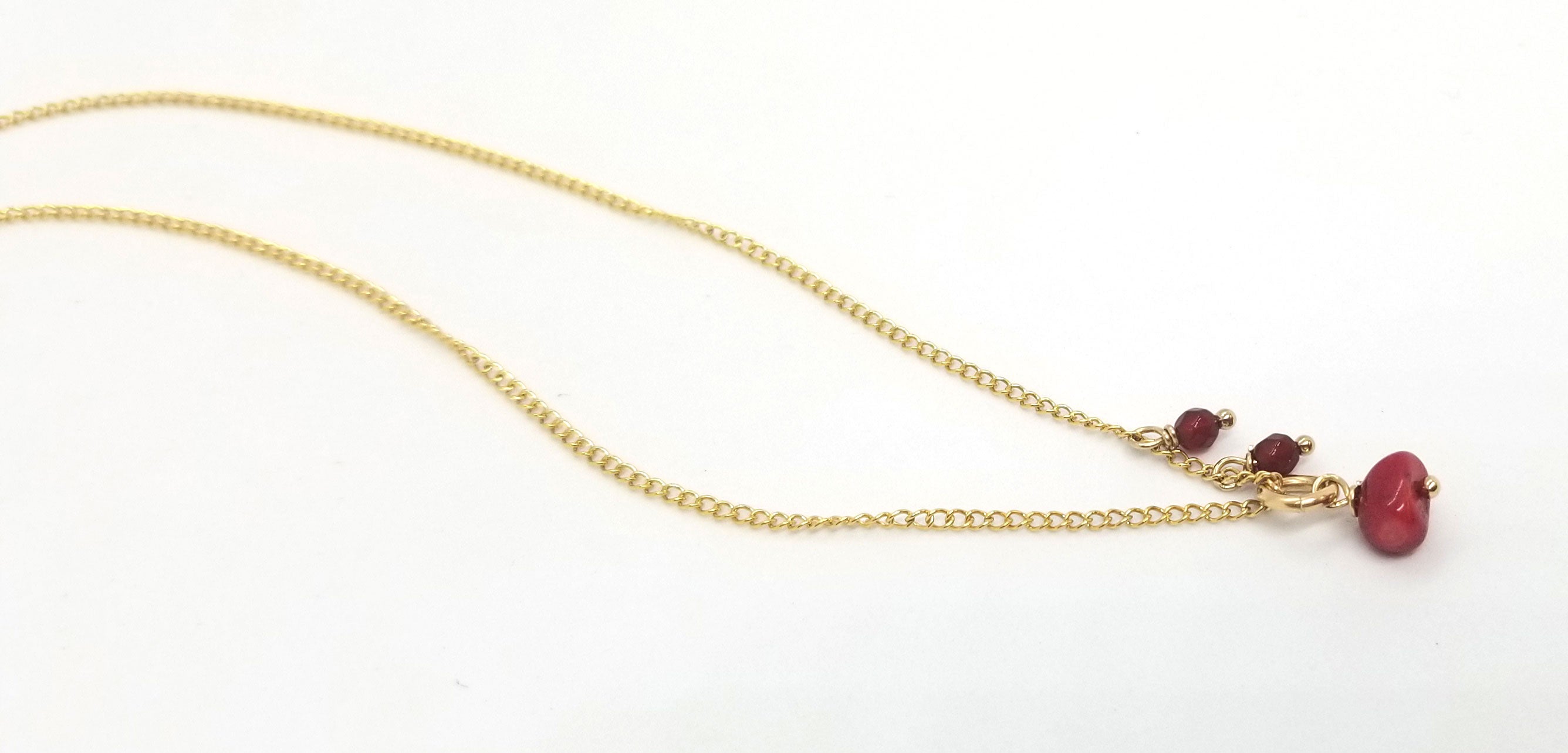 The Coral Gold Necklace