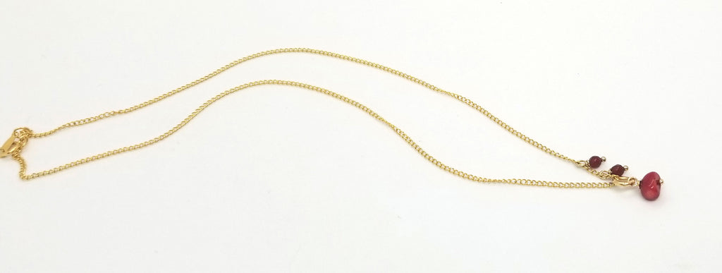 The Coral Gold Necklace