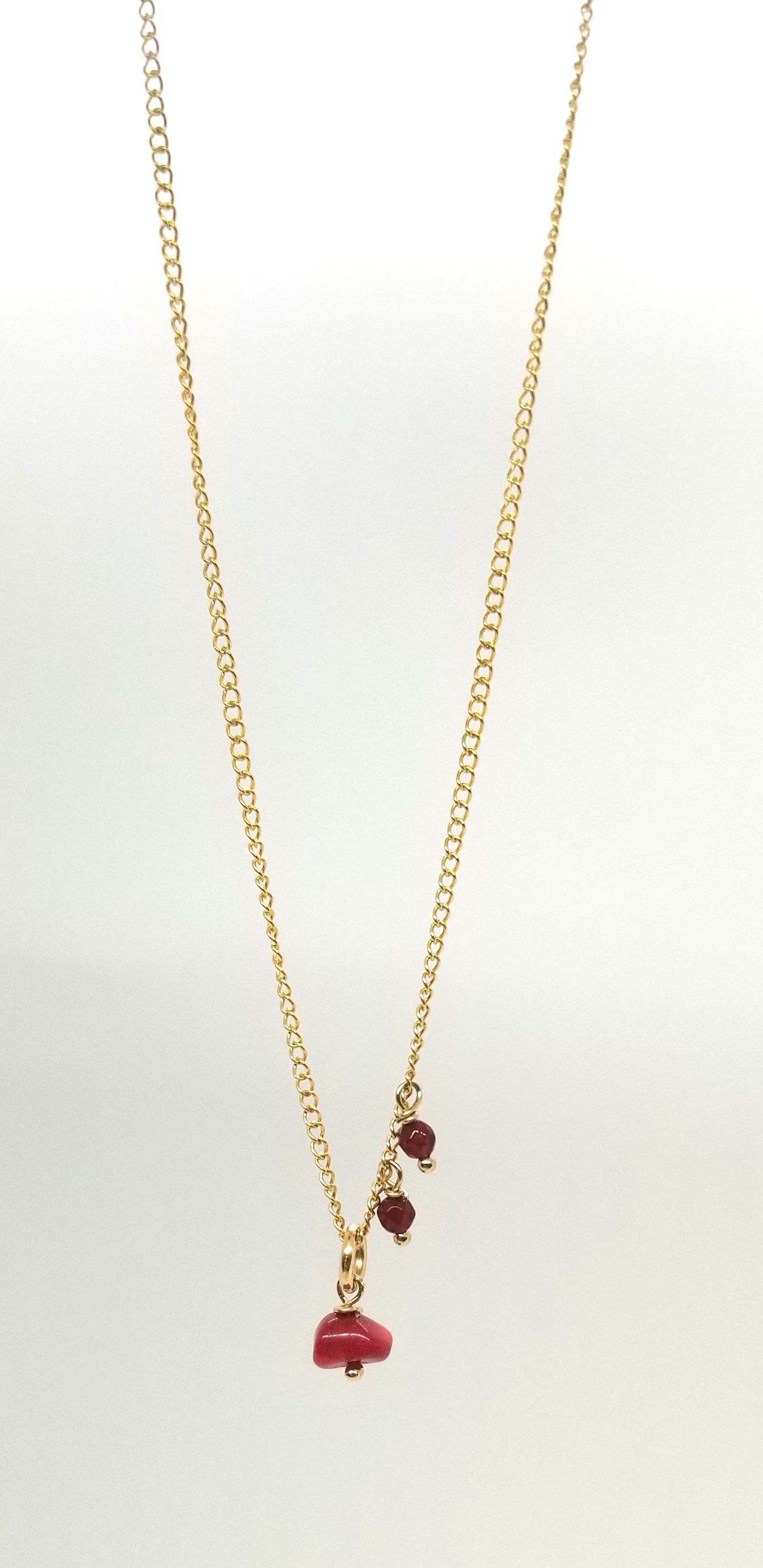 The Coral Gold Necklace