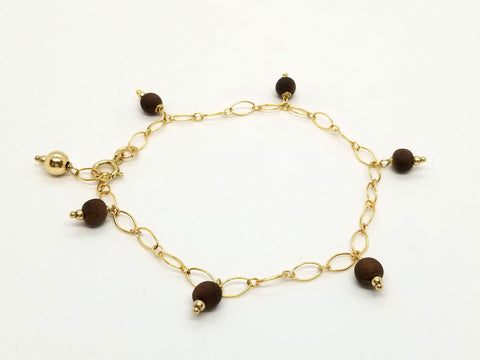 The Willa Walnut Gold Bracelet